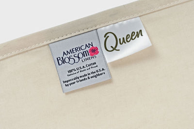 100% USA Cotton Sheets. Made in the USA by friends and neighbors. 