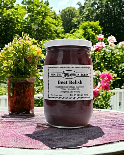 Annie's Kitchen Beet Relish from Harvest Array's online general store.