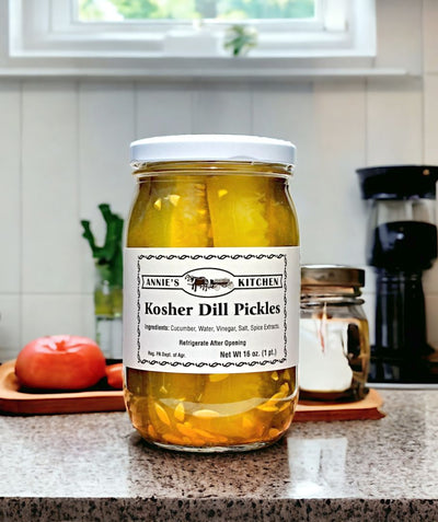 Annies Kitchen Kosher Dill Pickles available at Harvest Array