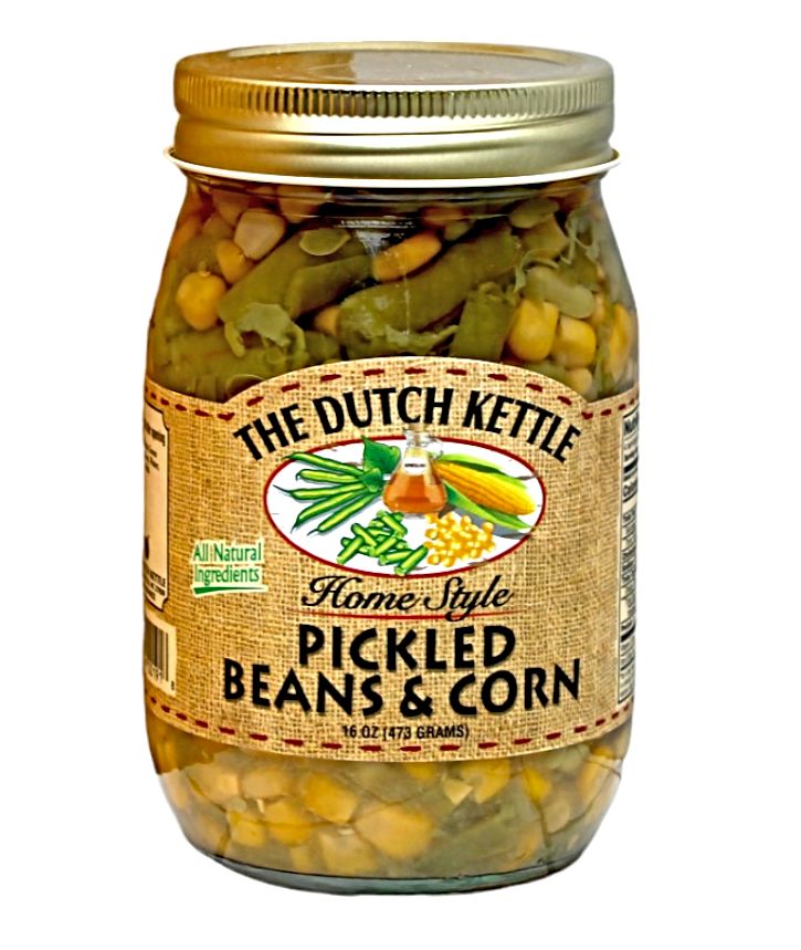 Each 16 oz. jar of Pickled Beans and Corn is individually wrapped when shipped to your door. 