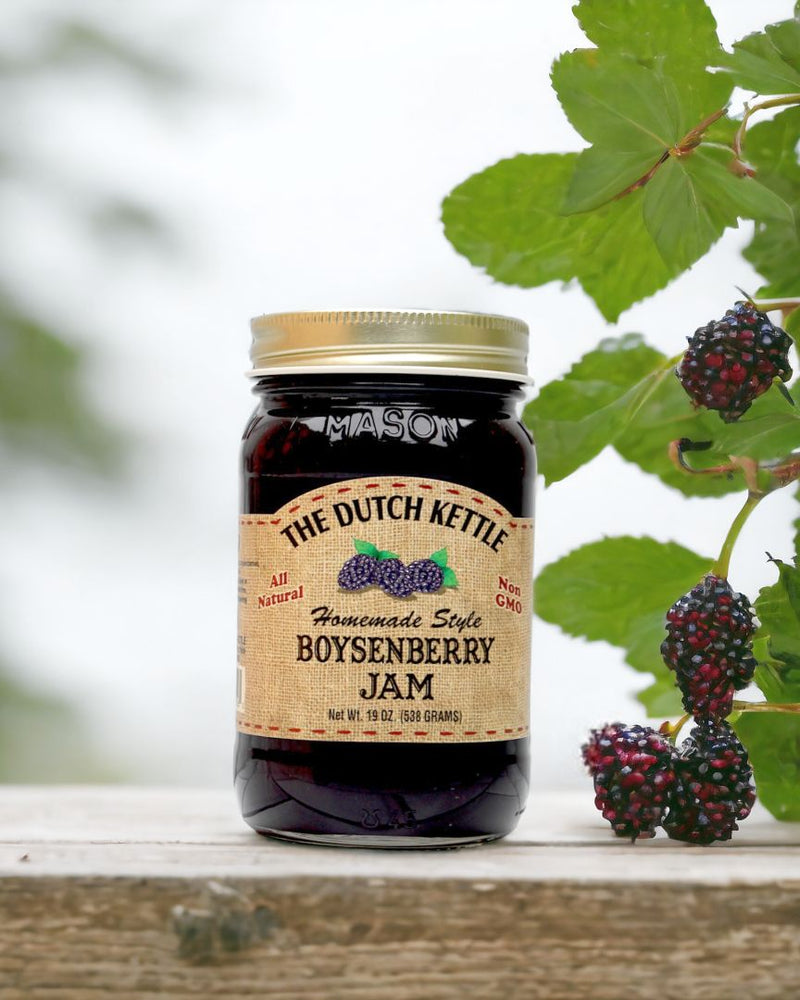Dutch Kettle Homemade Style Boysenberry Jam available for online purchase at Harvest Array