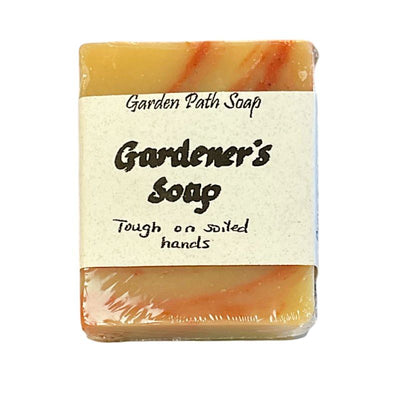 Gardener's Herbal Lye Soap Bar: Cornmeal and pumice added for an extra scrubber.  Includes cocoa butter to keep hands supple and soft. 