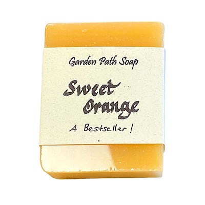 Sweet Orange: this soap is sweet and tangy and is everyone's favorite scent. Made with all natural ingredients.