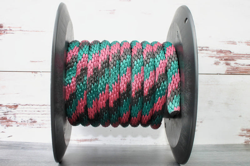 Hunter Green, Burgundy, and Black Solid Braided Multifilament Polypropylene Rope From Troyer&