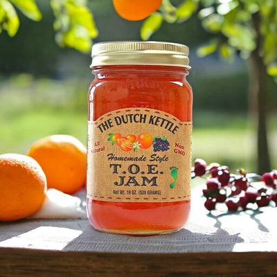 The Dutch Kettle Homemade Style TOE Jam made in NC for Harvest Array