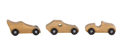 Harvest colored Amish Made Wooden Cars