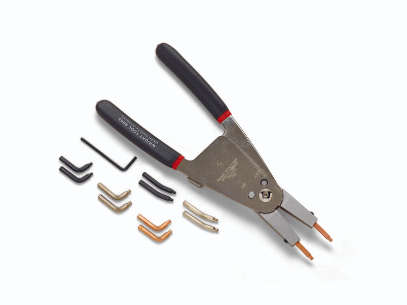 Retaining Ring Plier w/Ratchet Lock 1-13/16" - 4" Internal and 1-1/2" - 4" External - Includes Replaceable Tips