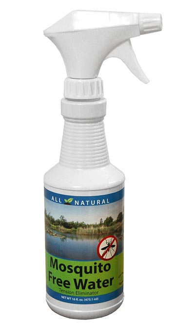 Mosquito Free Water Tension Eliminator in a spray