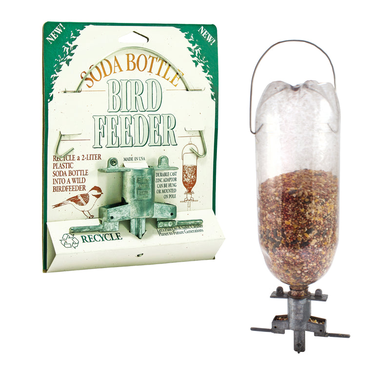 Create your own hanging bird feeder with our Zinc Adapter. Crafted in the USA, it&