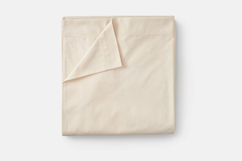 Natural color Cotton Flat Sheet Made in America. Now available on harvestarray.com.