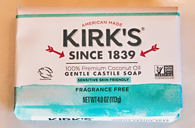 Kirk's Castile Soap Fragrance-Free for Harvest Array.
