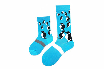 Child/Parent Set of Penguin Matching Socks on Harvest Array
