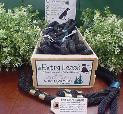 Looking for a slip leash for dogs? Our handmade slip lead dog leash is strong, washable, and soft in your hand.