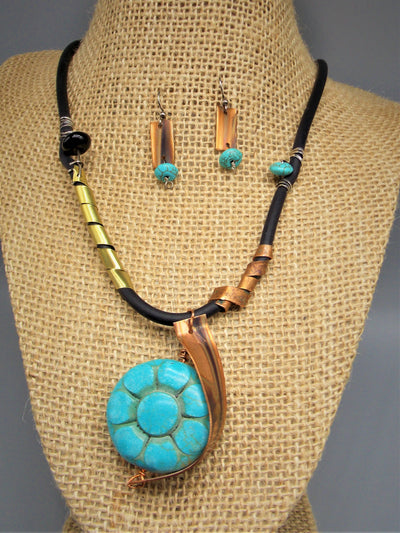 Shop this unique necklace and earring set in a jewelry gift box. Perfect for a special occasion or as a unique gift idea.