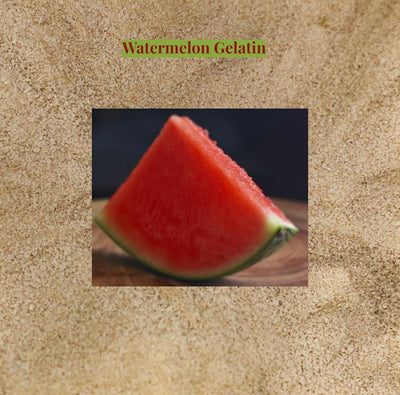 Watermelon Gelatin sold in Bulk in a 3 oz. Container