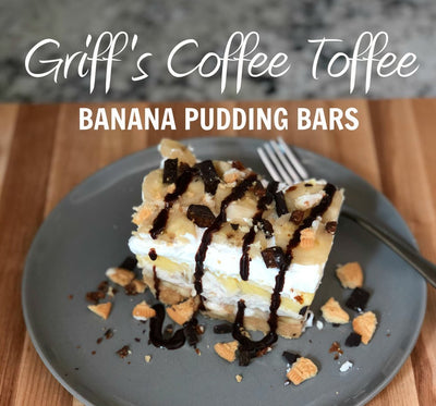 Griff's Coffee Toffee Banana Pudding Bars