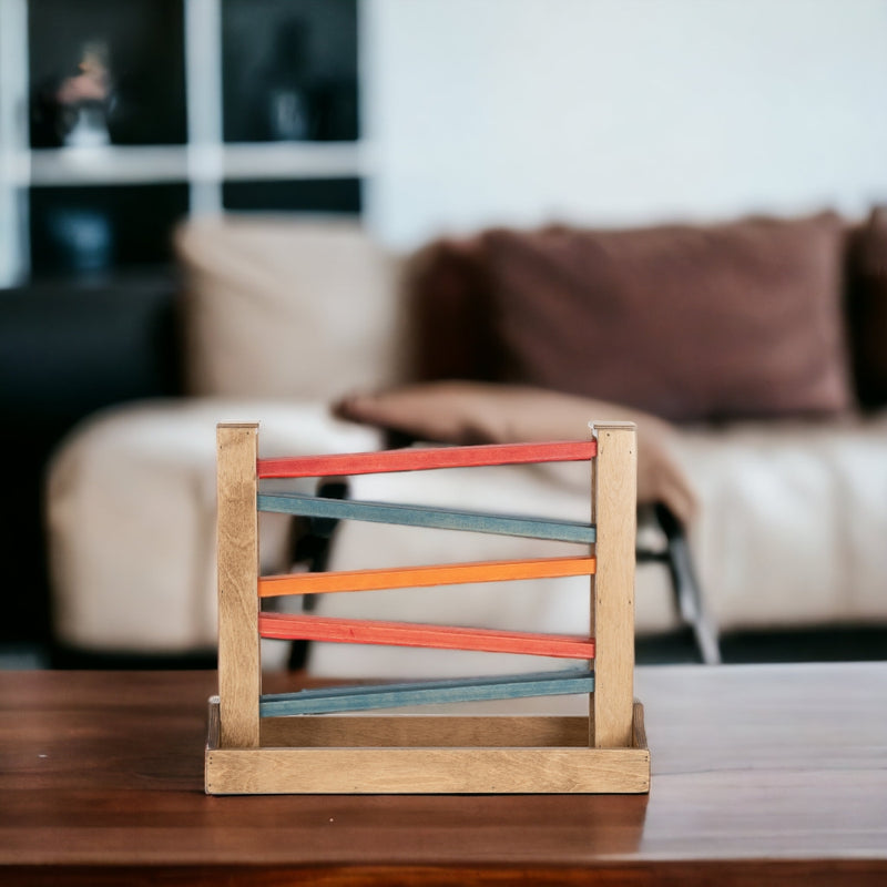 Amish Made Wooden Heirloom Marble Roller on  Table