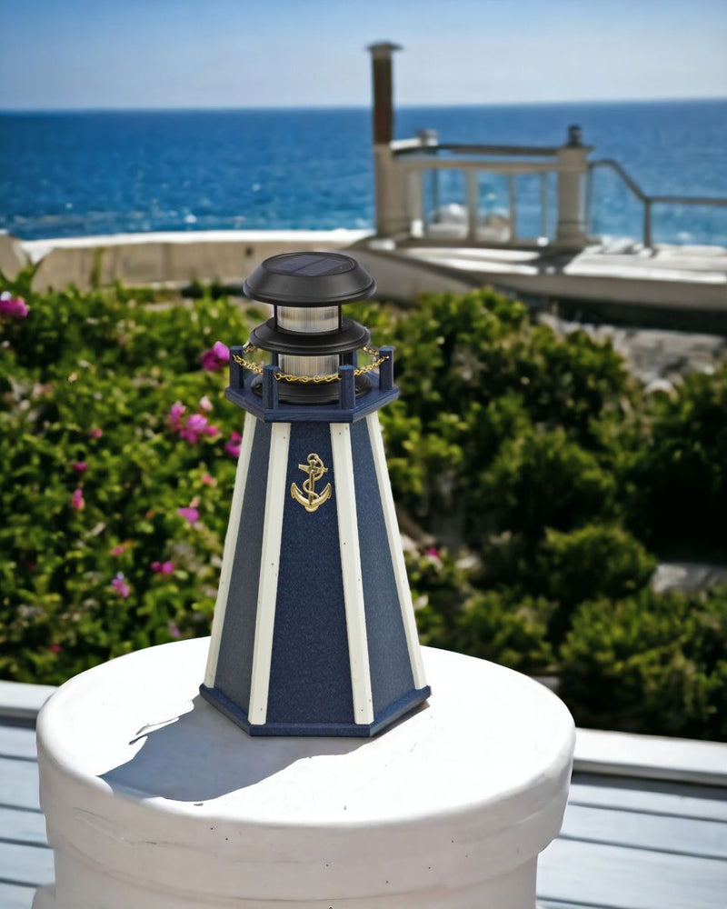 Our New 18 inch Poly Solar Lighthouses make a beautiful decorative accent piece for indoor and outdoor use. Now available at harvestarray.com