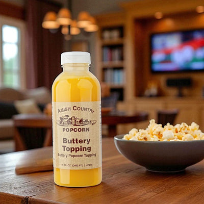 Amish Country Popcorn Buttery Topping  is new at harvestarray.com.