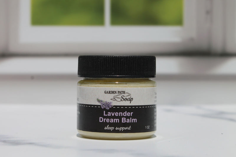 All Natural Lavender Dream Balm in a one ounce jar