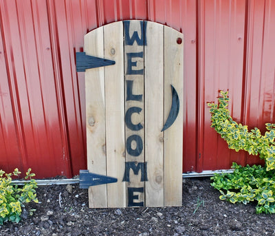 Amish Made Wooden Welcome Sign