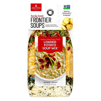Need a quick but hearty meal? Harvest Array's new Anderson House Frontier Soups Loaded Potato Soup Mix will do the trick.