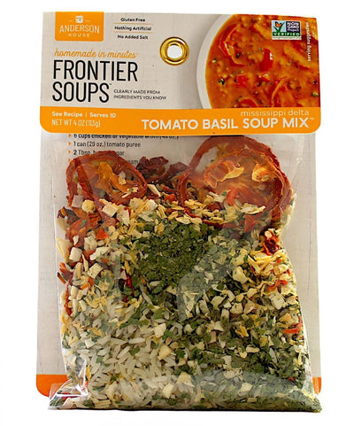 Shop Harvest Array's Online General Store for quick and easy Mississippi Delta Tomato Basil Soup Mix. Non-GMO, Made in the USA.