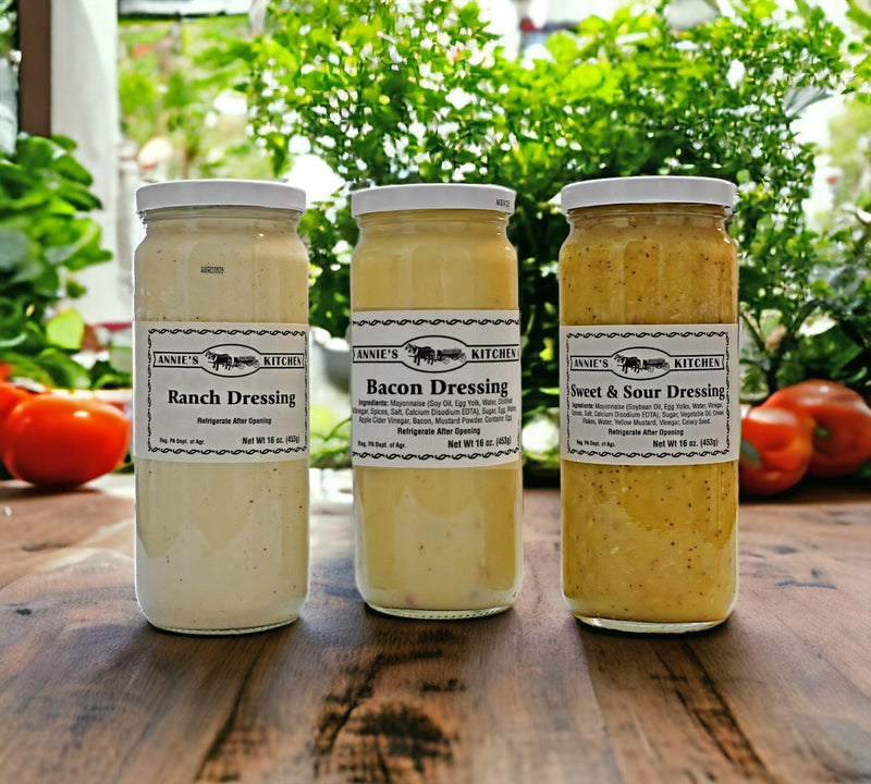 Discover Amish, handcrafted salad dressings made in the USA by Annie&