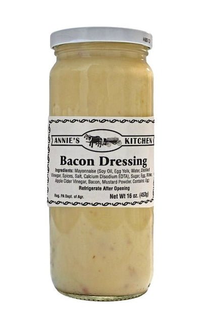 Annie's Kitchen Bacon Dressing is a favorite at Harvest Array.