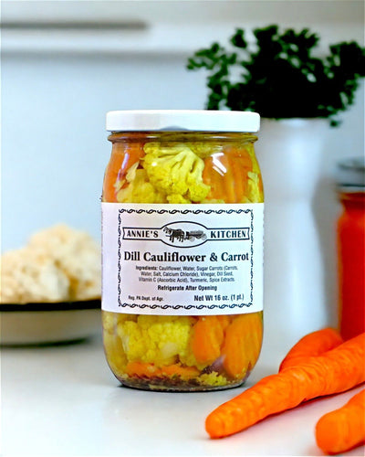 Shop Harvest Array's online General Store for Annie's Kitchen Dill Cauliflower and Carrots at harvestarray.com.