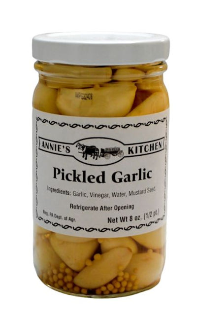 Annie's Kitchen Pickled 8 oz. jar of Garlic from Harvest Array