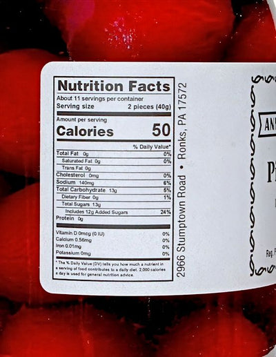 Nutrition Facts for Annie's Kitchen Pickled Red Beets. Made in the USA. Harvest Array.