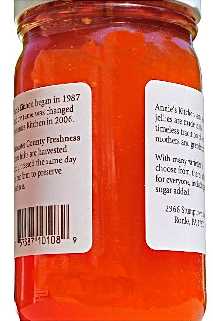 Annies Kitchen Red Hot Pepper Jelly is made in Amish Country in Pennsylvania. Purchase online from Harvest Array