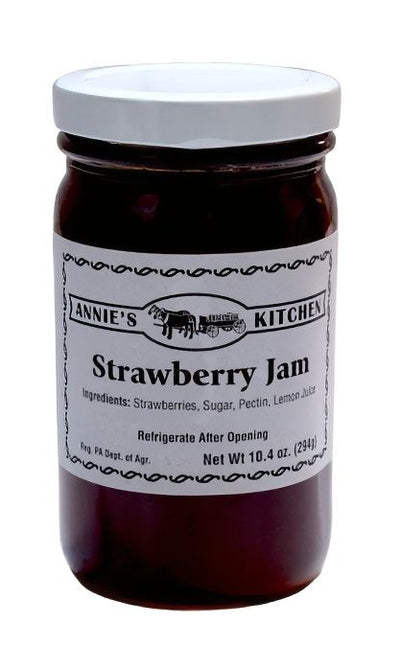 Annie's Kitchen Strawberry Jam is available in a 10.4 oz jar at harvestarray.com.