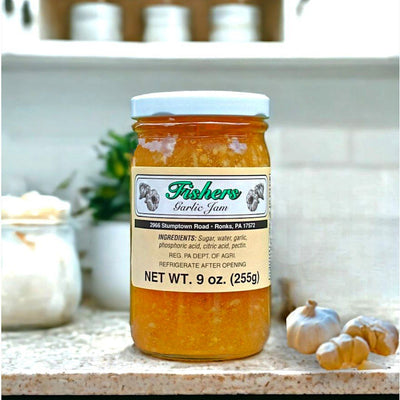 Shop Harvest Array for Fishers Garlic Jam. Made in Lancaster County, PA.
