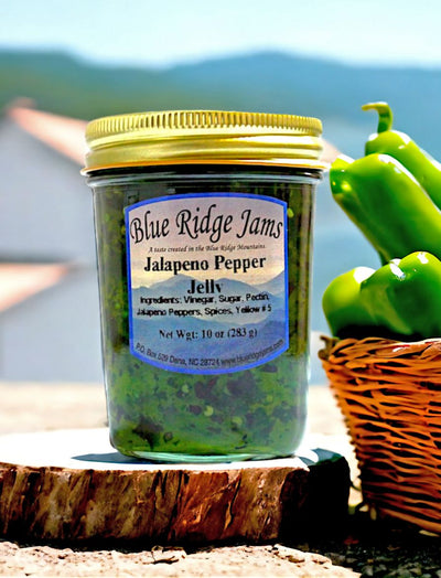 Blue Ridge Jams Jalapeno Pepper Jelly available for online purchase at Harvest Array.
