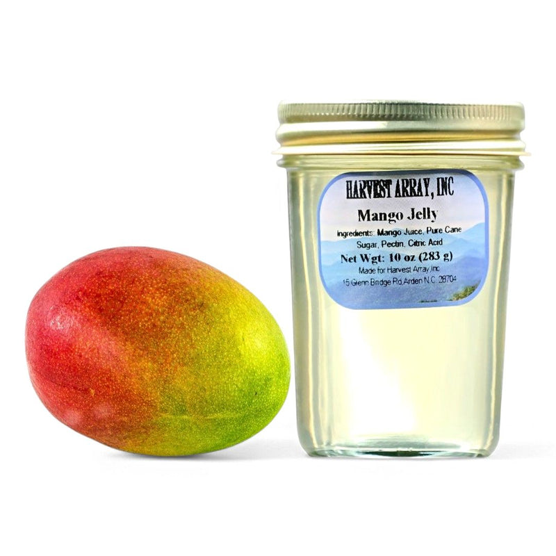 Only 4 all natural ingredients are used to make each 10 oz. jar of Mango Jelly. Securely packaged to arrive safely at your door from North Carolina.