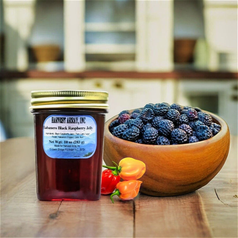 Shop Harvest Array for a unique flavor of jelly-Habanero Black Raspberry. It&