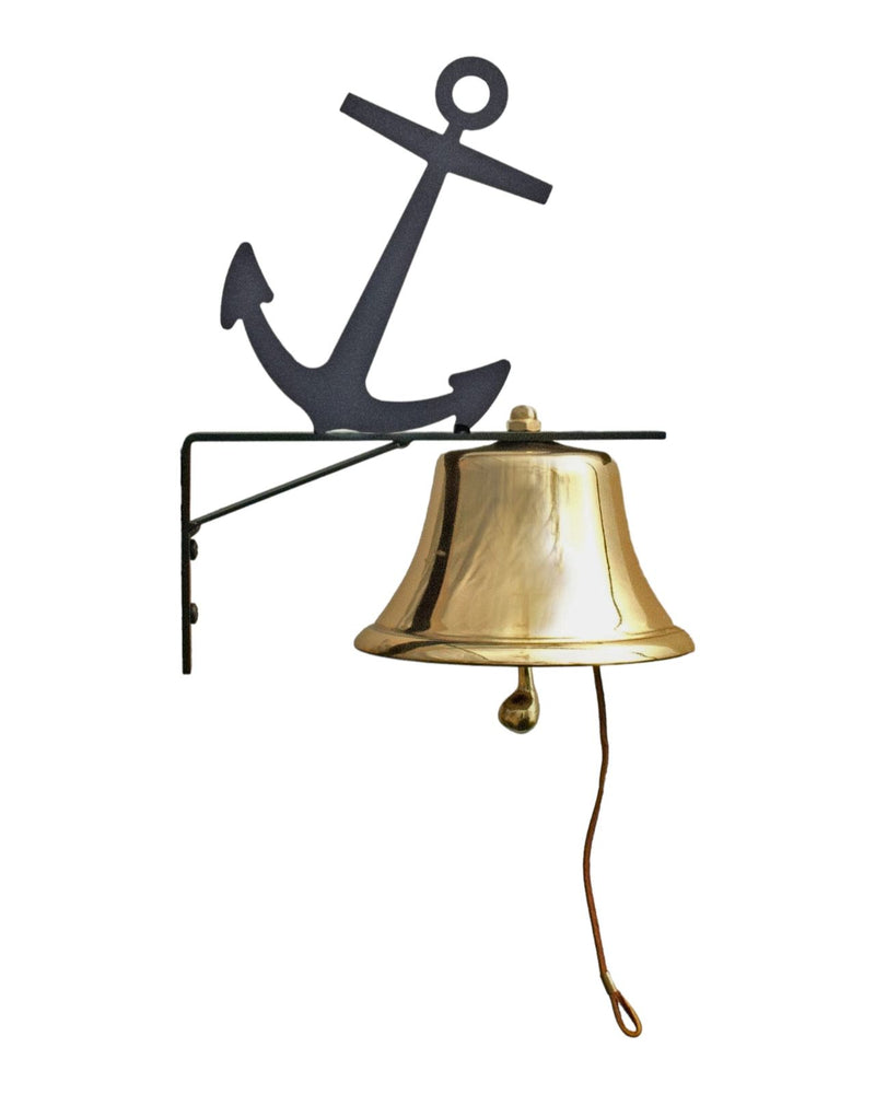 Anchor Classic Brass 4" Patio Bells with Silhouette Brackets