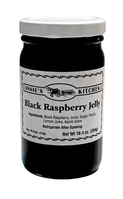 Shop Harvest Array for Black Raspberry Jelly by Annie's Kitchen. 10.4 oz Jar.