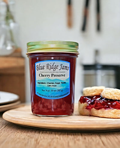 Blue Ridge Jams Cherry Preserves make great gifts from Harvest Array.