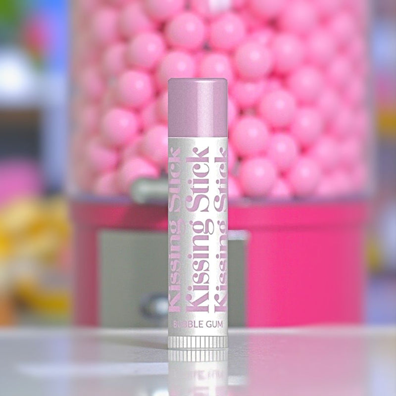 Bubble Gum Vintage Kissing Sticks Flavored Lip Balm. Available at Harvest Array
