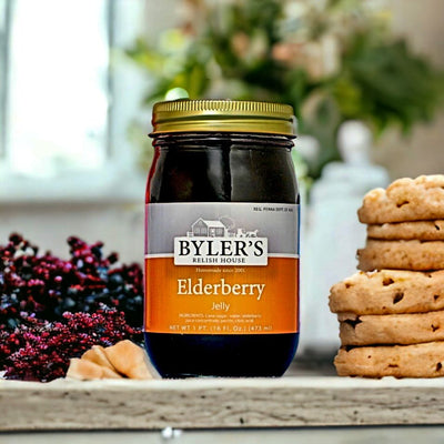 Byler's Relish House Amish Homemade Elderberry Jelly at Harvest Array