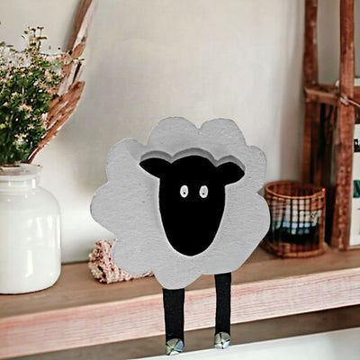 Handmade Wooden Jingle Feet Sheep at Harvest Array