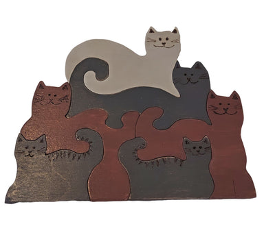 Pile of 6 Kitties Puzzle