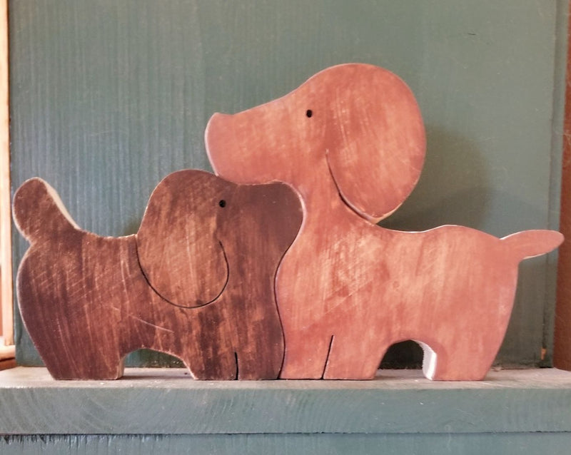 Puppy Love Wooden Puzzle