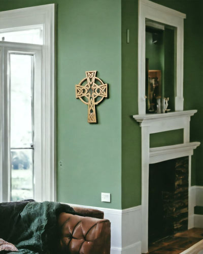 Show your Celtic heritage with our Hand Carved Wooden Celtic Cross from Harvest Array.