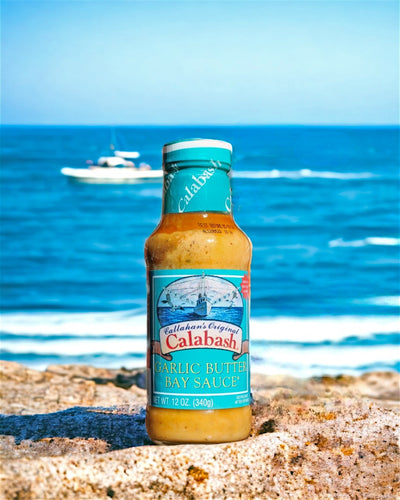 Callahan's Original Calabash Garlic Butter Bay Sauce for online purchase at harvestarray.com.