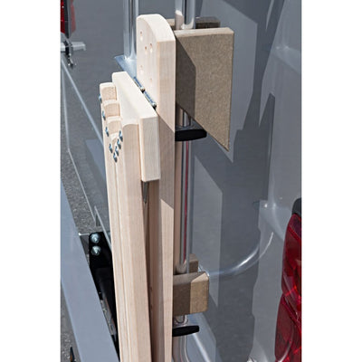 Close up of closed Camper Rack.