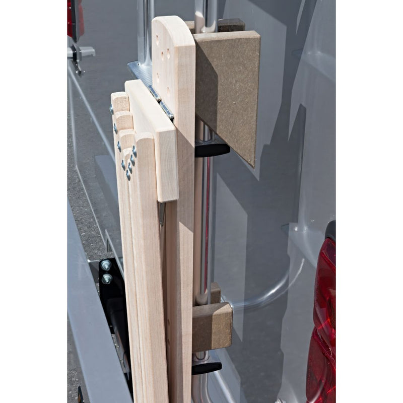 Close up of closed Camper Rack.
